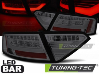 ZADNÍ SVĚTLA, SVĚTLOMETY, LAMPY AUDI A5, 2007-2011, LED BAR, KOUŘOVÉ