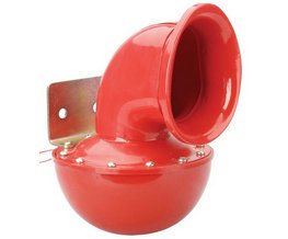 Bull horn siréna 12V, červená