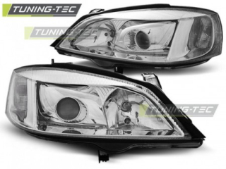 Světla přední OPEL ASTRA G 09.97-02.04 CHROME H7