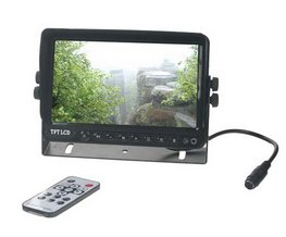 Monitor 9" se 5x4PIN vstup, DVR