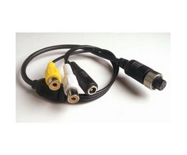 Kabel video 4pin samice/RCA samice