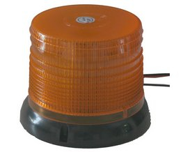 LED maják, 12-24V, oranžový, homologace