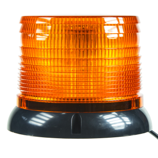 LED maják, 12-24V, oranžový magnet, homologace