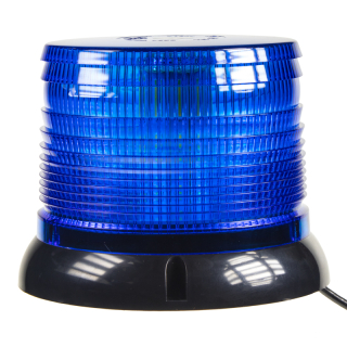 LED maják, 12-24V, modrý magnet, homologacegace