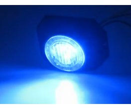 PROFI výstražné LED světlo vnější, 12-24V, modré, ECE R65