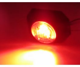 PROFI výstražné LED světlo vnější, 12-24V, červené, ECE R65
