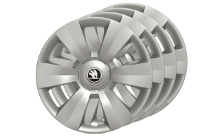 Škoda Fabia III, Rapid-Kryty kol Dentro 6,0Jx15 original - 4 ks