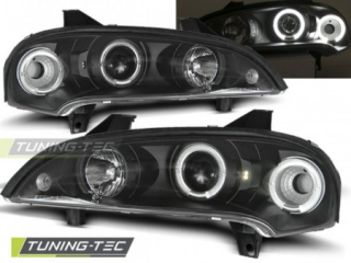Světla přední OPEL TIGRA 09.94-12.00 ANGEL EYES BLACK