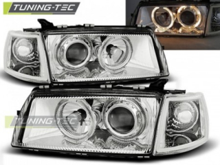 Světla přední OPEL VECTRA A 09.88-10.95 ANGEL EYES CHROME