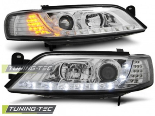 Světla přední OPEL VECTRA B 11.96-12.98 DAYLIGHT CHROME LED INDICATOR 