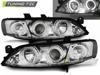 Světla přední OPEL VECTRA B 99-03.02 ANGEL EYES CHROME