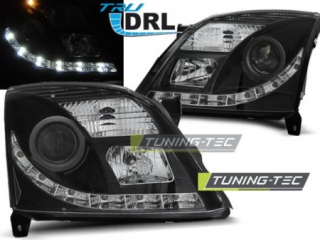 Světla přední OPEL VECTRA C 04.02-08.05 TRU DRL BLACK