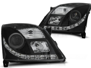 Světla přední OPEL VECTRA C 04.02-08.05 TRU DRL BLACK XENON D2S