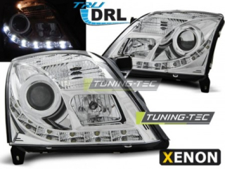 Světla přední OPEL VECTRA C 04.02-08.05 TRU DRL CHROME XENON D2S