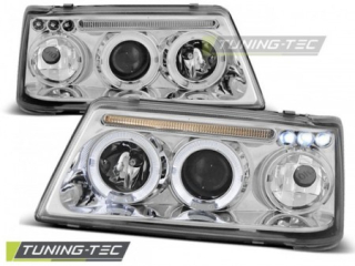 Světla přední PEUGEOT 205 09.83-10.96 ANGEL EYES CHROME