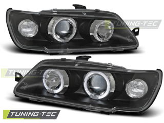 Světla přední PEUGEOT 306 02.93-04.97 ANGEL EYES BLACK