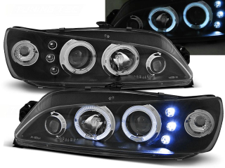 Světla přední PEUGEOT 306 05.97-03.01 ANGEL EYES BLACK