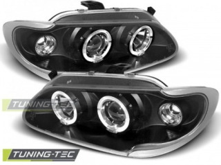 Světla přední RENAULT MEGANE / SCENIC 96-99 ANGEL EYES BLACK