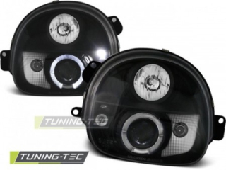 Světla přední RENAULT TWINGO 03.93-09.98 ANGEL EYES BLACK