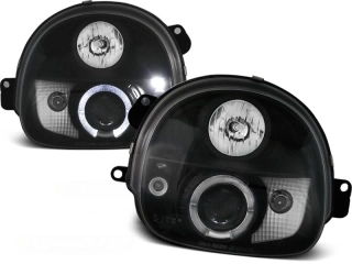 Světla přední RENAULT TWINGO 03.93-09.98 ANGEL EYES BLACK