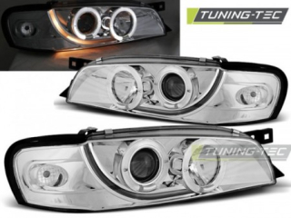 Světla přední SUBARU IMPREZA 05.93-10.00 ANGEL EYES CHROME