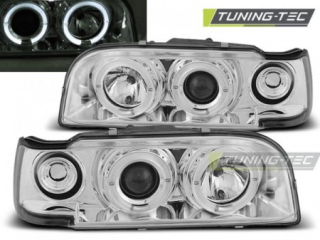 Světla přední VOLVO 850 92-12.96 ANGEL EYES CHROME