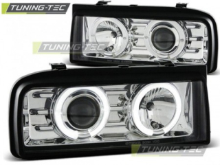 Světla přední VW CORRADO 88-95 ANGEL EYES CHROME