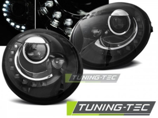Světla přední VW NEW BEETLE 10.98-05.05 LED BLACK
