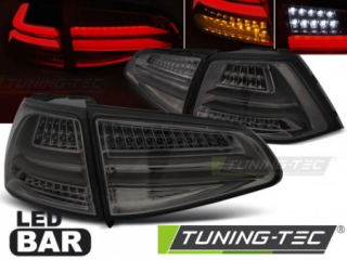 ZADNÍ SVĚTLA, LAMPY VW GOLF 7 VII, HATCHBACK 2013- LED BAR, KOUŘOVÁ