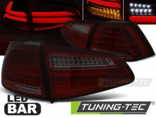 Světla zadní VW GOLF 7 13- RED SMOKE LED BAR