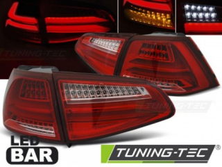 Světla zadní VW GOLF 7 13- RED WHITE LED BAR