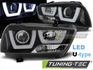 Světla přední DODGE CHARGER LX II 11-15 TUBE LIGHT BLACK