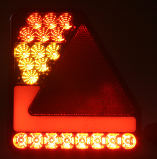Sdružená lampa zadní LED 12V, ECE levá