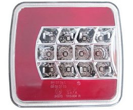 Sdružená lampa zadní LED 12V levá, ECE