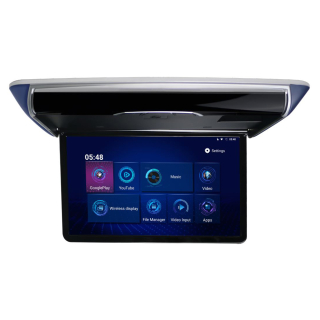 Stropní LCD motorický monitor 17,3" s OS. Android HDMI / USB, dálkové ovládání se snímačem pohybu