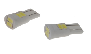 LED T10 bílá, 12V, 6LED/5630SMD s keramickou paticí 