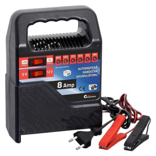 Nabíječka 8Amp 6/12V TÜV/GS METALLIC