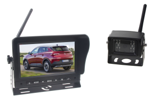 SET bezdrátový digitální kamerový systém / 1 x 4pin s monitorem 7"