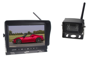 SET bezdrátový digitální kamerový systém / 1 x 4pin s monitorem 9"