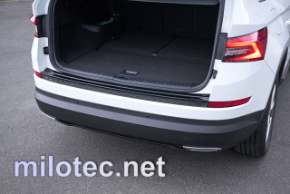 Práh pátých dveří - krátká hrana, ABS černý lesklý „klavírlak“, Škoda Kodiaq