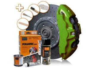 FOLIATEC dvousložková barva na brzdy, barva: Performance Green Metallic
