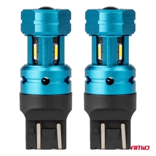 LED žárovky CANBUS T20 7443 W21/5W 4SMD 1860 Bílá 12V 24V