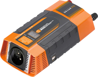 Měnič napětí z 12/220V + USB 600W/displej