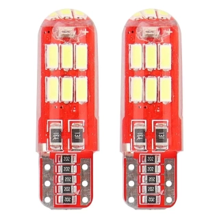 LED parkovací žárovky T10 - 15 SMD CAN-BUS, bílé 6000K (2 ks) - Amio