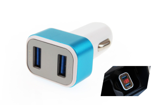 USB AUTONABÍJEČKA 12/24V S TESTEREM AUTOBATERIE 