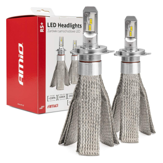 LED žárovky H4 AMIO CREE CAN-BUS, model RS+, 3500 LM