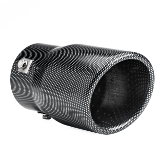Koncovka výfuku AMIO MT 007C CARBON, průměr 90 mm, kulatá, karbonová