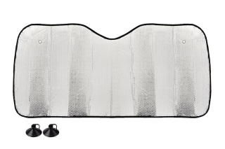 Sluneční clona stříbrná - 150x80 cm
