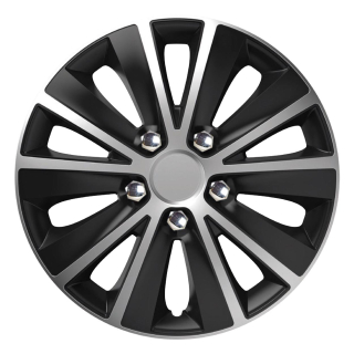 KRYTY KOL - POKLICE RAPIDE DC 15" SILVER/BLACK šrouby chrom