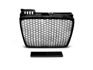 PŘEDNÍ MASKA AUDI A4 B7, 2004-2008 RS-STYL ČERNÝ LESK